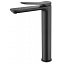 Grifo de lavabo alto monomando Dinamarca negro mate de Imex